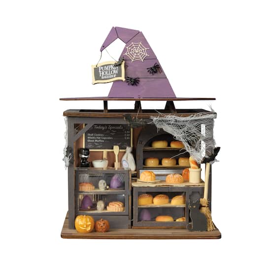 Michaels, Pumpkin Hollow Bakeshop DIY Diorama Kit by Make Market® – Category: Halloween Diorama Kits